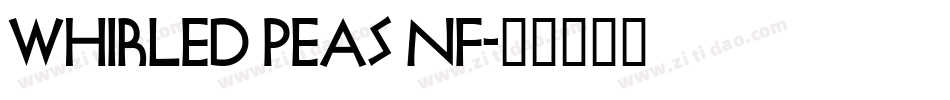 Whirled Peas NF字体转换